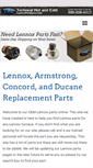 Mobile Screenshot of lennoxproducts.com